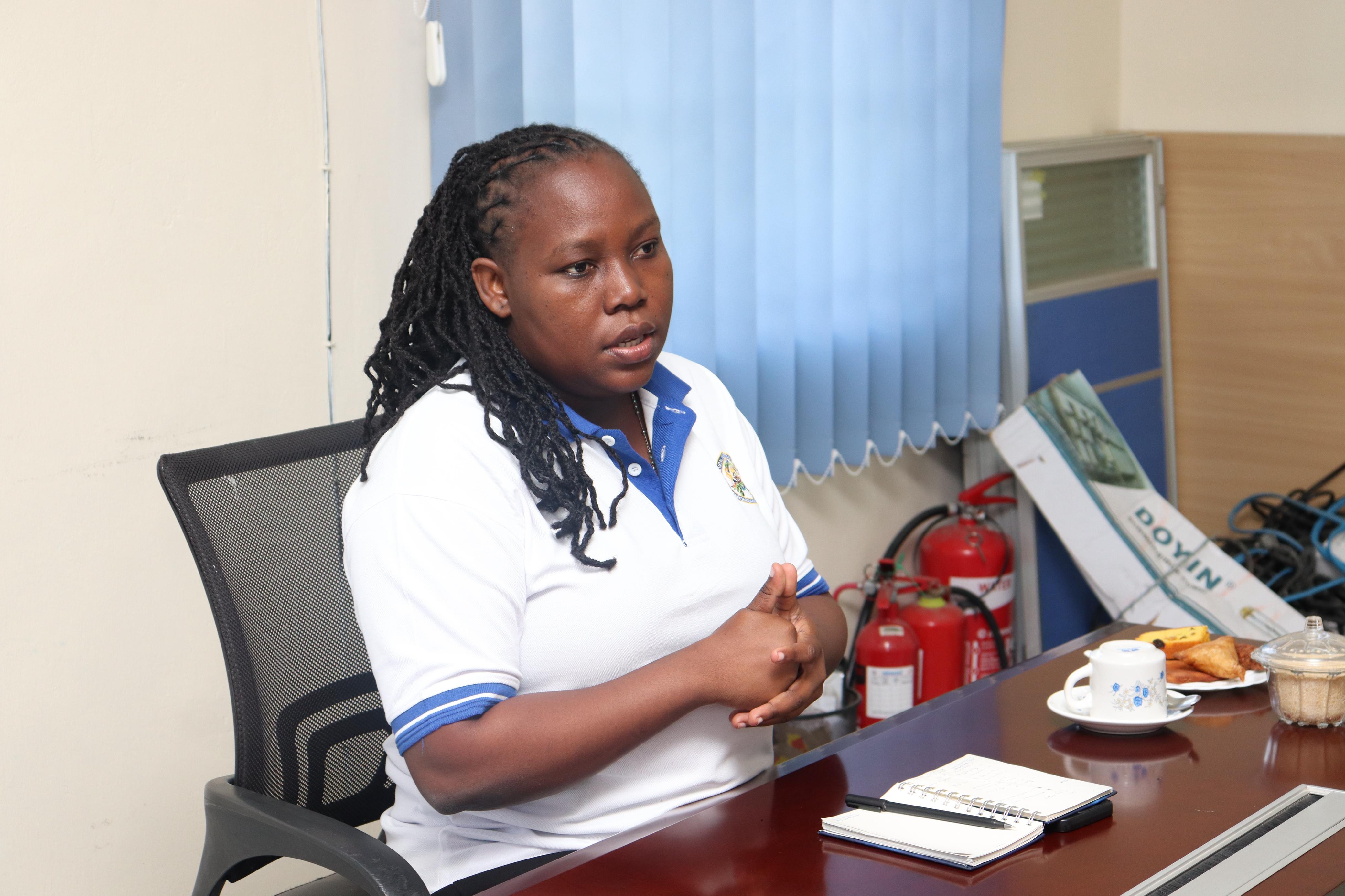 Meeting with the CECM in charge of Water & Environment, Mombasa County at their office in Mikindani.