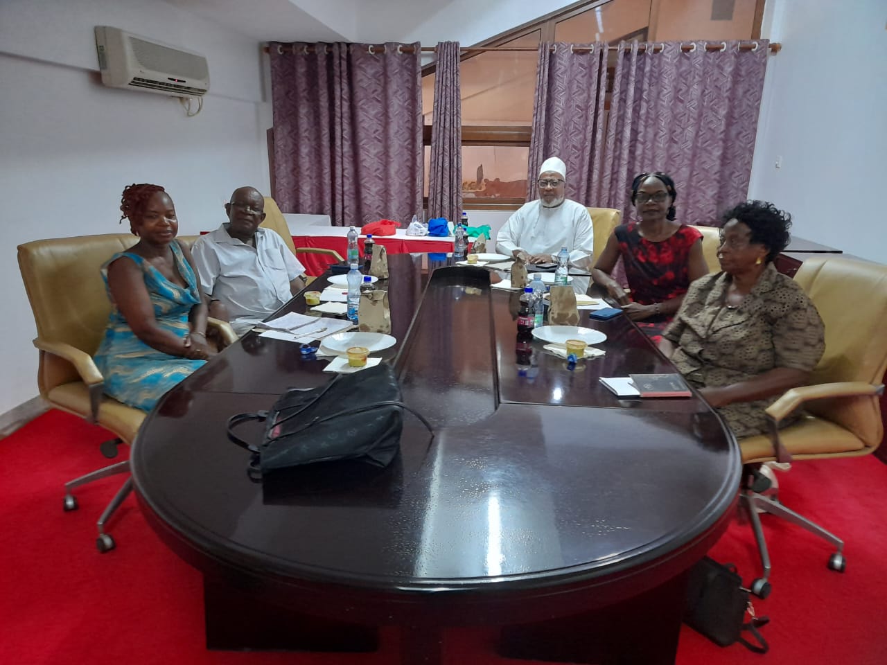 Planning meeting at Sheikh Zayed Welfare Centre, Bombolu, Mombasa.